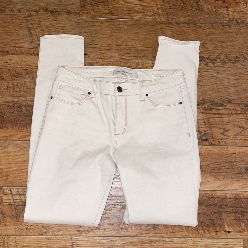 OFF WHITE Vintage America Wonderland Skinny Jeans 28/6